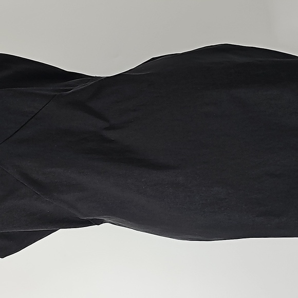 ASOS Backless Black Bodycon Shaping Vneck Mini Dress w Spaghetti Straps - Picture 5 of 16